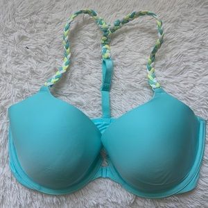 NWOT Victoria’s Secret 34DD racerback front closure Demi bra